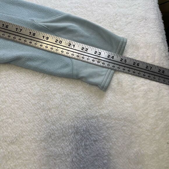 Columbia Jacket Women Large Teal Full Zip Fleece Pullover Hiking Titanium - Picture 12 of 16